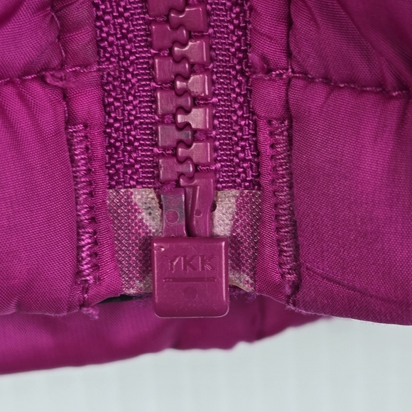 Columbia Womens Hot Pink Lightweight Thin Puffer Jacket Size Small Zip UpPockets - Picture 9 of 15